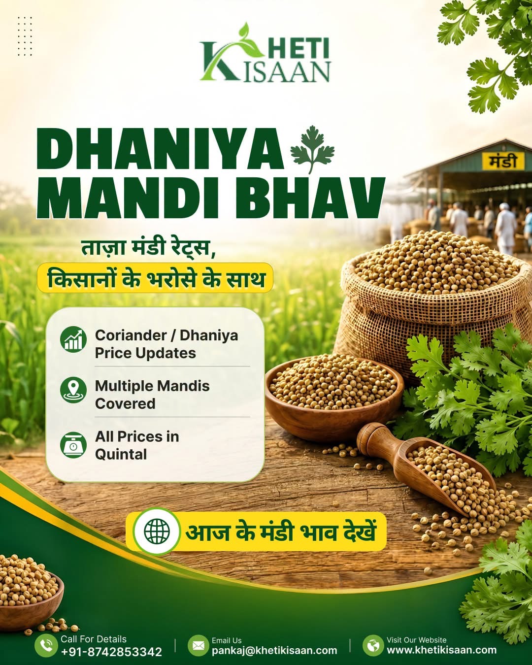 Dhaniya Ka Bhav