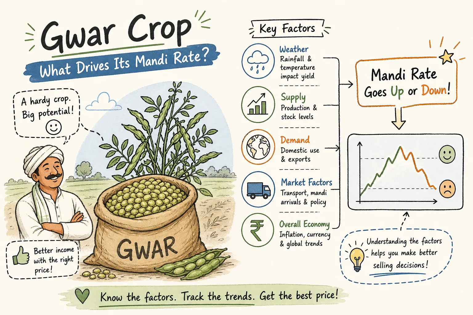 Guar/Gwar Bhav Aaj Ka