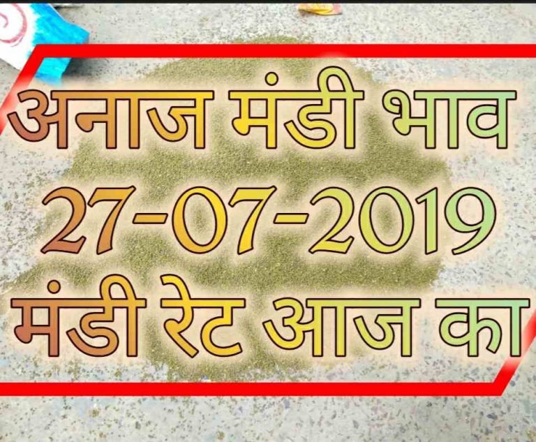 Mandi Bhav 27-07-2019