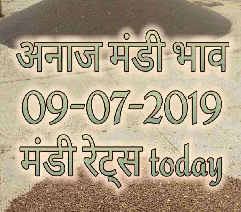 Mandi Rates 09-07-2019 , Mandi Bhav 09-07-2019