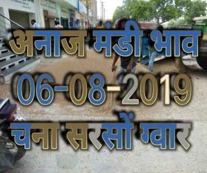Mandi Bhav 06-08-2019 Haryana Mandi Rates