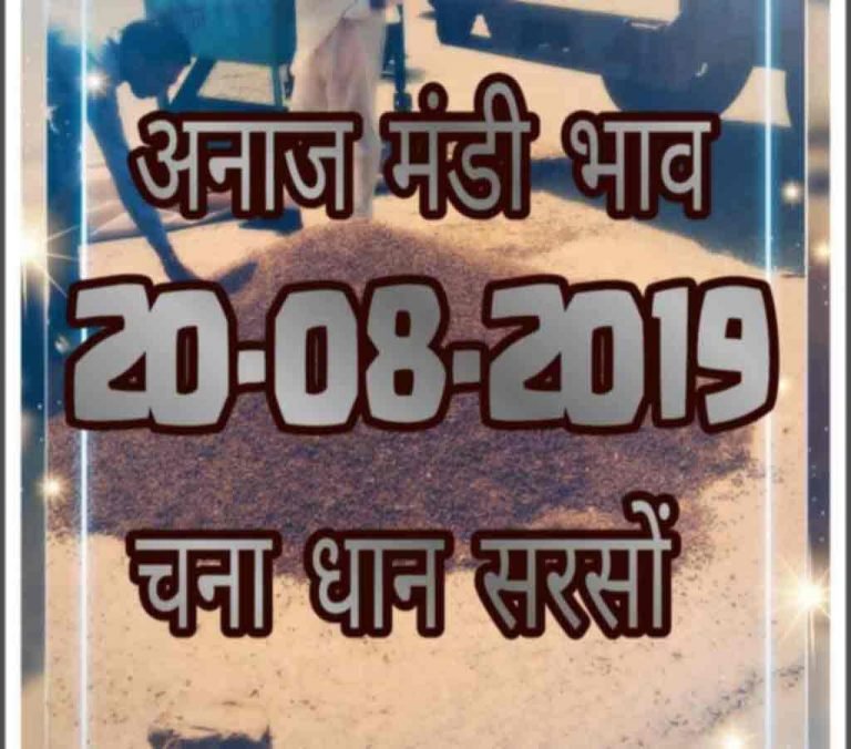 Mandi Bhav 20-08-2019 Mandi Rates 3