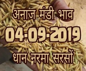 Mandi Bhav 04-09-2019 Haryana Anaj Rates