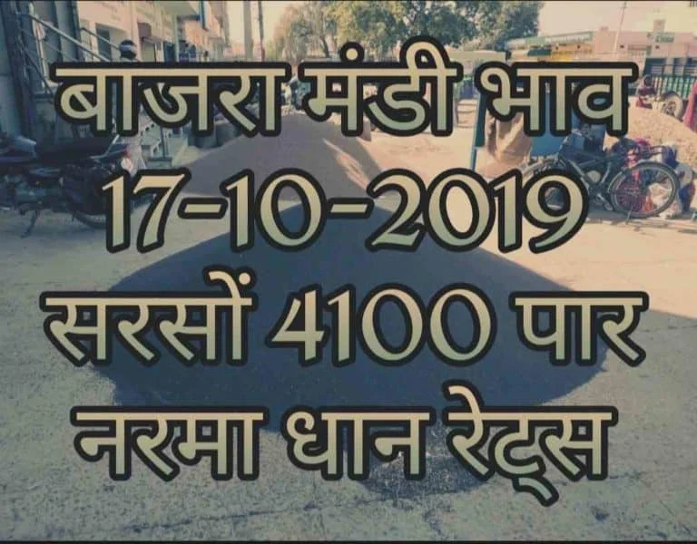 Mandi Bhav 17-10-2019 Today Rates Bajra
