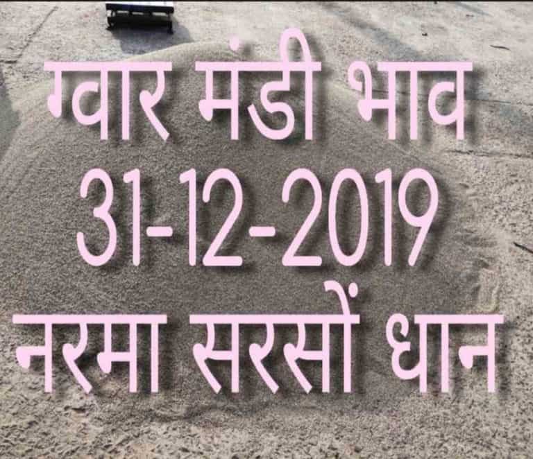 Mandi Bhav 31-12-2019 Anaj Rates